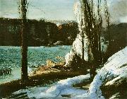 George Wesley Bellows The Palisades oil on canvas